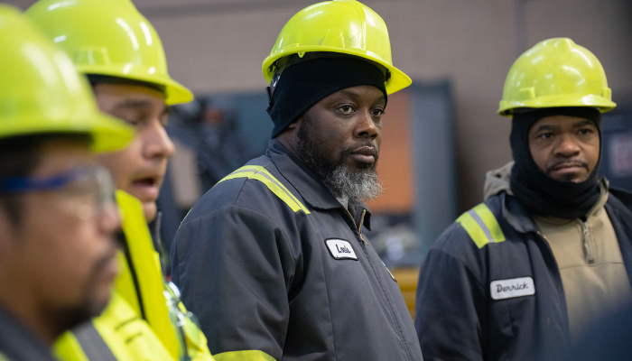 group of workers
