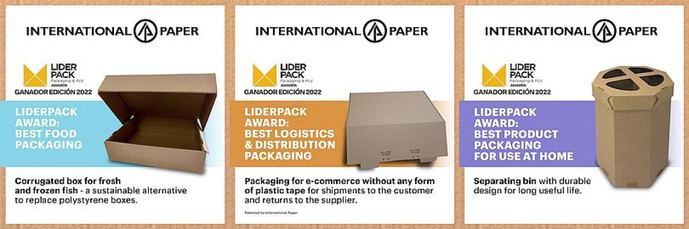 IP’s Renewable Packaging Designs Take Home Prestigious Liderpack Awards