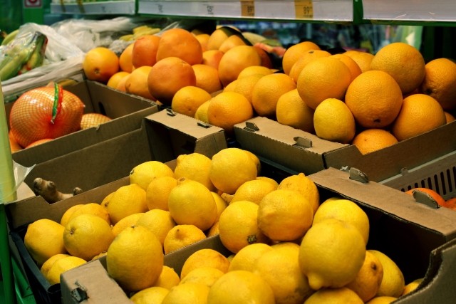 fruits in corrugated boxes