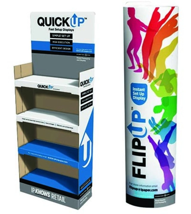 Retail fast set up displays new