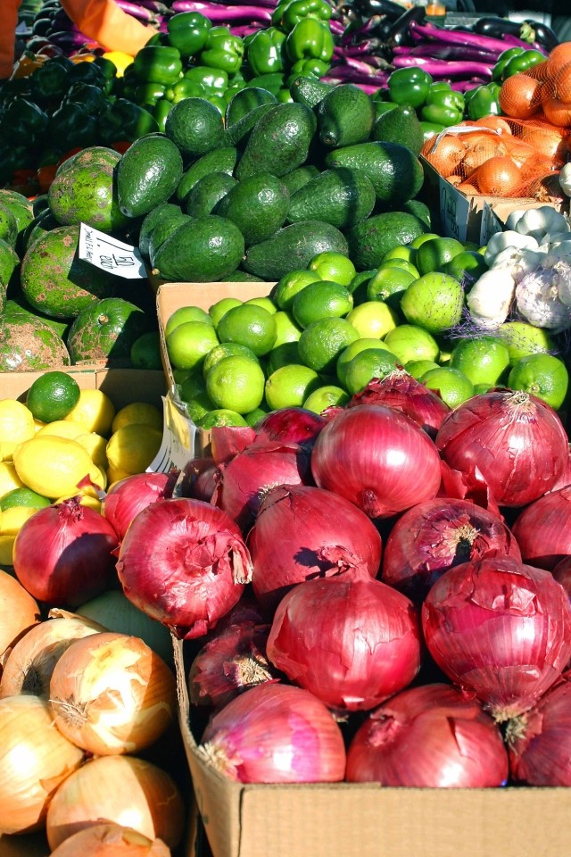 An assortment of fresh produce