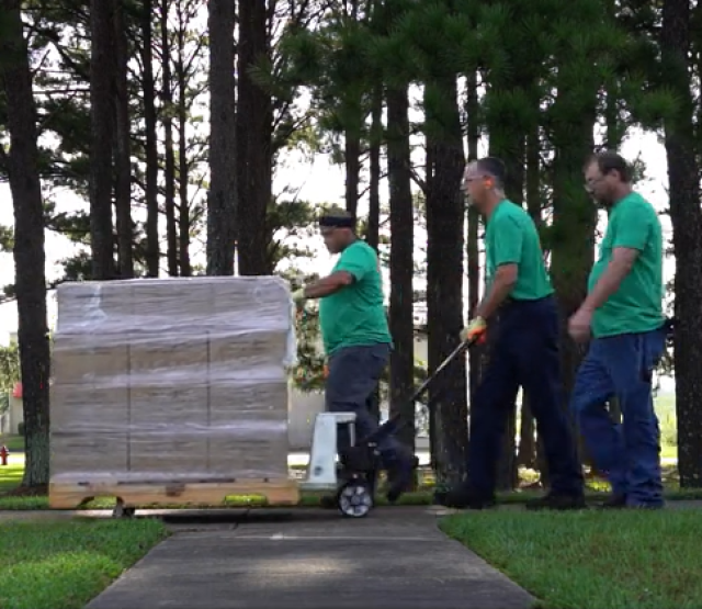 IP volunteers donate school supplies