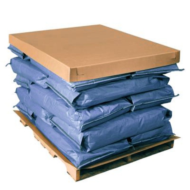 Solid fiber pallet cap