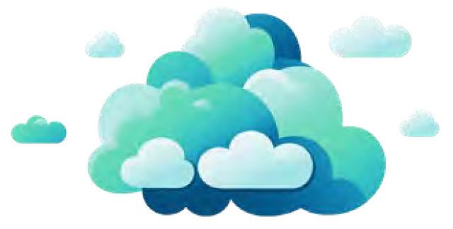 Graphic of clouds