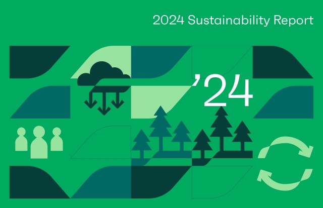 A thumbnail view of the cover of the 2024 Sustainability Report